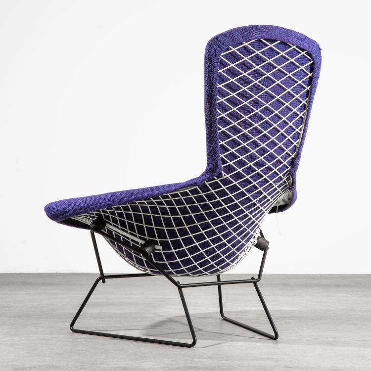 Bild 2 zu Objekt, Lounge Sessel Modell Bird Chair + Ottomane, Harry Bertoia, Knoll International, K-16B 662