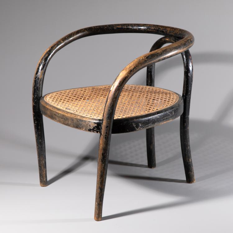 Hauptbild zu Objekt, Bentwood children's chair, 20th century, Leone, Salvatore, Modena, K-16B 545