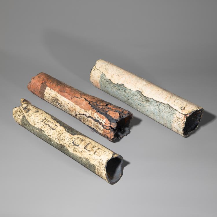 Hauptbild zu Objekt, Three ceramic rollers, unbekannt, K-16O 173