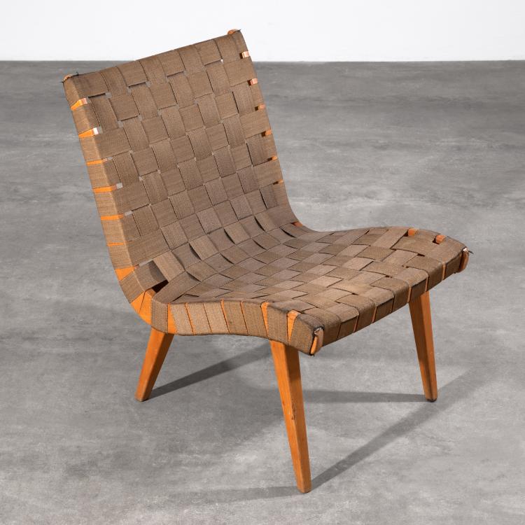 Hauptbild zu Objekt, Vostra strap chair / cocktail chair, Jens Risom, Walter Knoll, K-16O 20