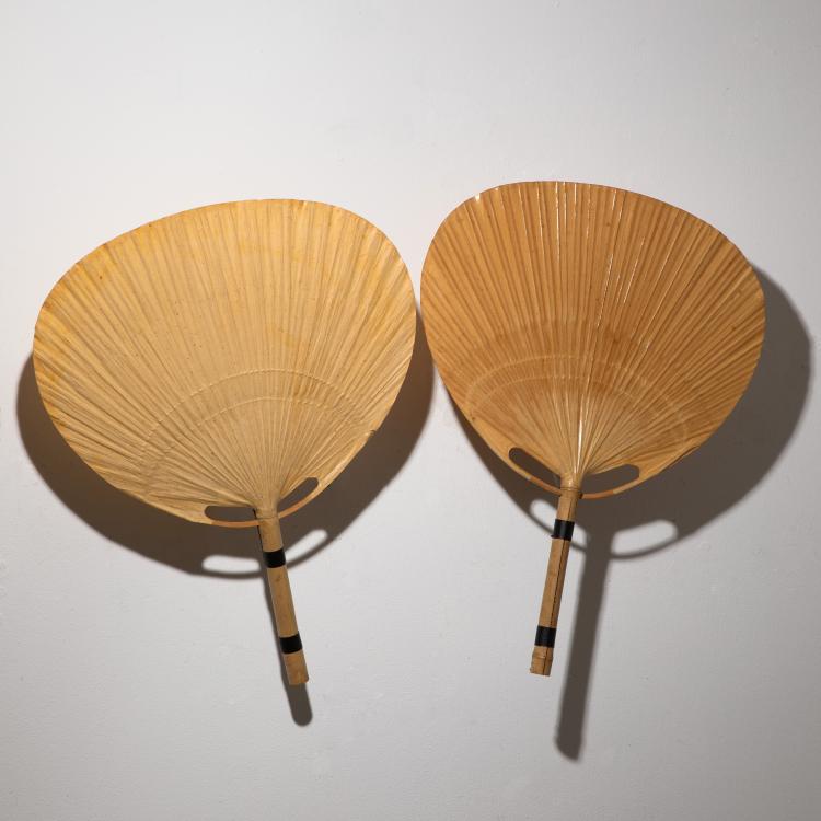 Hauptbild zu Objekt, 2 Wandleuchten Modell Uchiwa, Ingo Maurer, Dersign M, K-16B 584