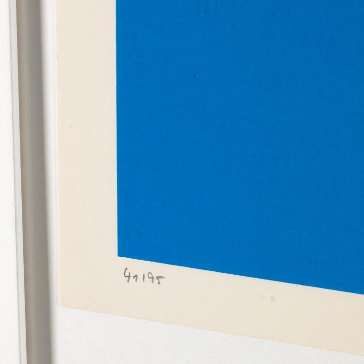 Bild 3 zu Objekt, 'Schwarzes Rund auf blau', Rupprecht Geiger, K-16B 500