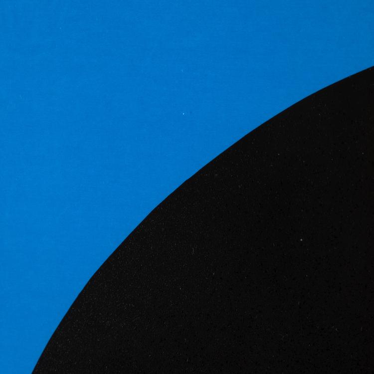 Bild 4 zu Objekt, 'Schwarzes Rund auf blau', Rupprecht Geiger, K-16B 500