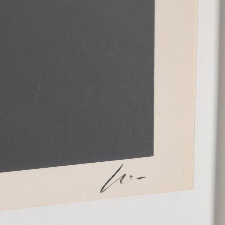 Bild 2 zu Objekt, 'Leuchtrot kalt Rund auf Silber', Rupprecht Geiger, K-16B 501