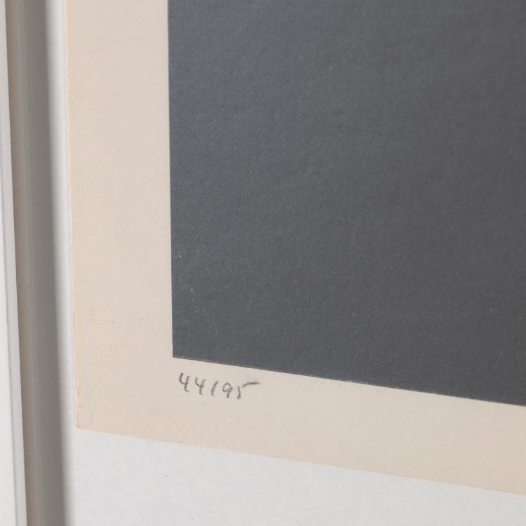 Bild 3 zu Objekt, 'Leuchtrot kalt Rund auf Silber', Rupprecht Geiger, K-16B 501