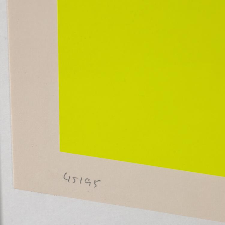 Bild 3 zu Objekt, 'Blaues Rund auf leuchtgelb', Rupprecht Geiger, K-16B 499