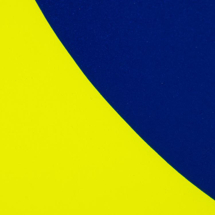 Bild 4 zu Objekt, 'Blaues Rund auf leuchtgelb', Rupprecht Geiger, K-16B 499