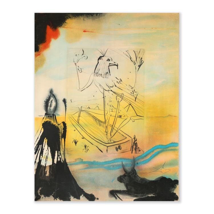 Bild 1 zu Objekt, Aus der Mappe Sigmund Freud Moise et le Monoth&eacute;isme, 1974, Salvador Dal&iacute;, K-16B 382