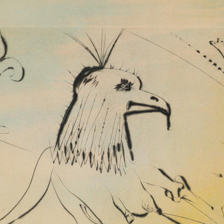 Bild 4 zu Objekt, Aus der Mappe Sigmund Freud Moise et le Monoth&eacute;isme, 1974, Salvador Dal&iacute;, K-16B 382