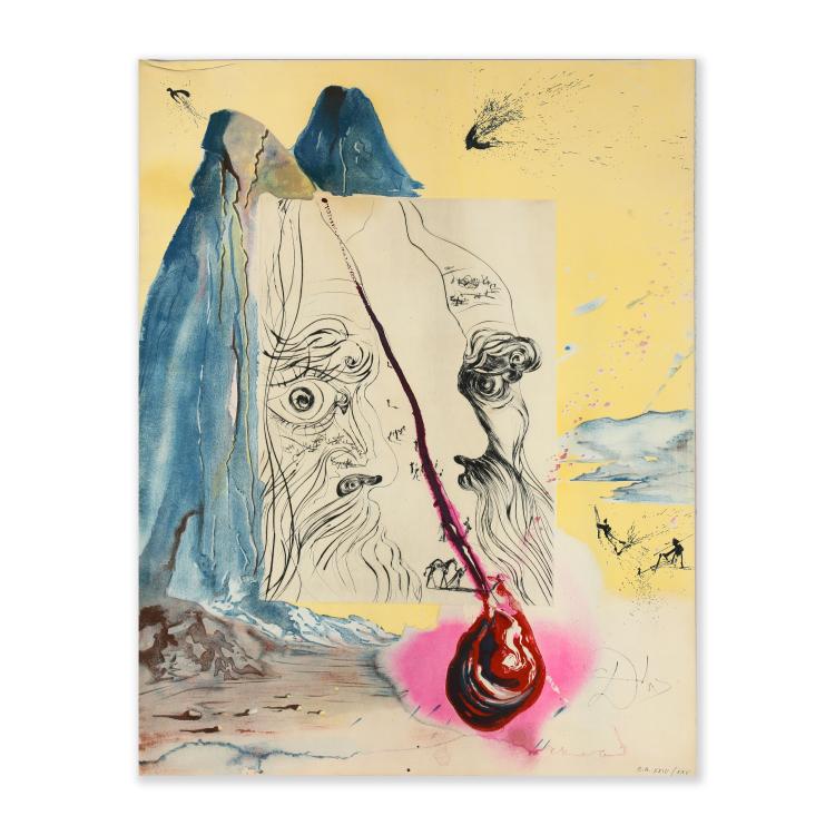 Bild 1 zu Objekt, Aus der Mappe Sigmund Freud Moise et le Monoth&eacute;isme, 1974, Salvador Dal&iacute;, K-16B 383