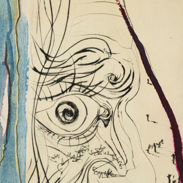Bild 3 zu Objekt, Aus der Mappe Sigmund Freud Moise et le Monoth&eacute;isme, 1974, Salvador Dal&iacute;, K-16B 383