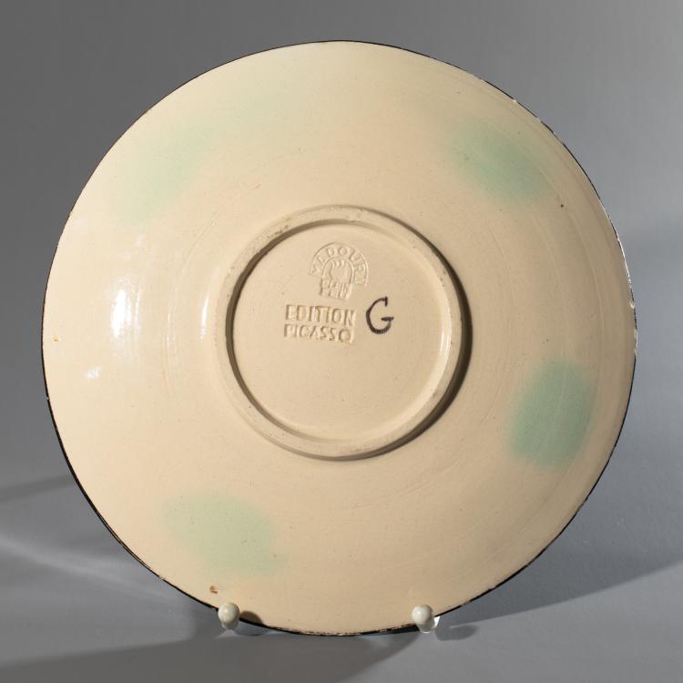 Bild 2 zu Objekt, Teller aus dem Service 'Visage Noir', 1948, Pablo Picasso, K-16B 371