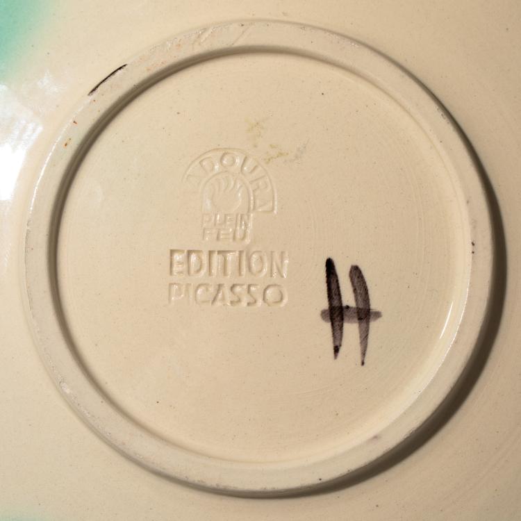 Bild 4 zu Objekt, Teller aus dem Service 'Visage Noir', 1948, Pablo Picasso, K-16B 372