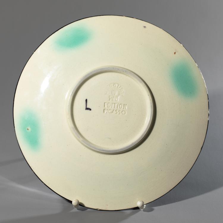 Bild 3 zu Objekt, Teller aus dem Service 'Visage Noir', 1948, Pablo Picasso, K-16B 373