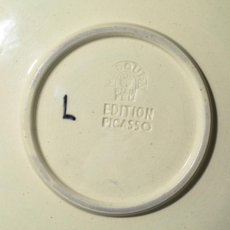 Bild 4 zu Objekt, Teller aus dem Service 'Visage Noir', 1948, Pablo Picasso, K-16B 373
