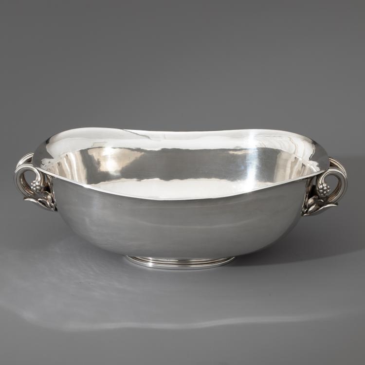Hauptbild zu Objekt, Gro&szlig;e Silberschale, Modell '650', Harald Nielsen, Georg Jensen, K-16A 127