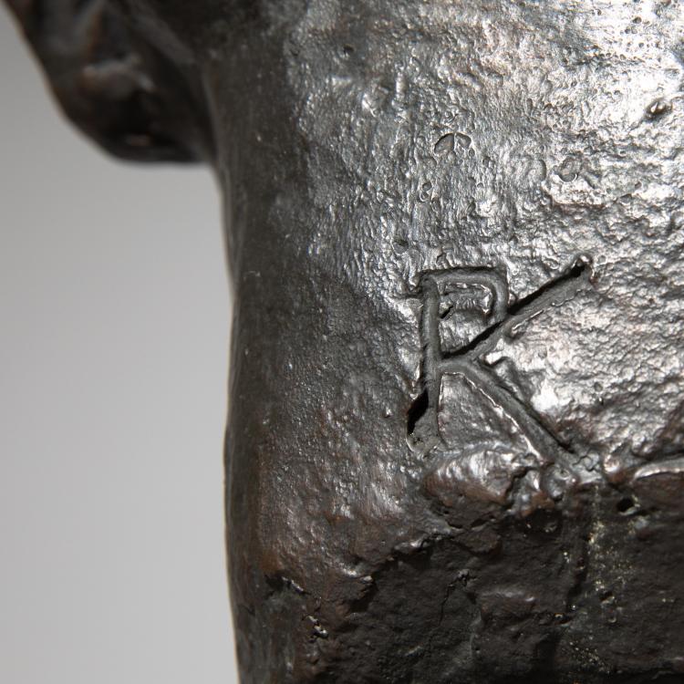 Bild 3 zu Objekt, Portraitkopf 'Herbert Grillo', um 1947, Fritz Klimsch, Noack, Hermann, Berlin, K-16B 293