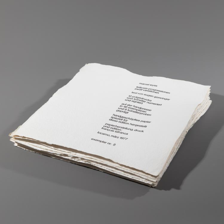 Bild 4 zu Objekt, Partial Circle Progressions - Twelve Variations, 1977, Eugen u.a. Gomringer, K-16B 480