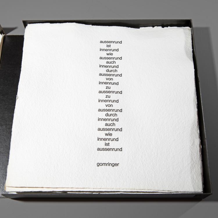 Bild 8 zu Objekt, Partial Circle Progressions - Twelve Variations, 1977, Eugen u.a. Gomringer, K-16B 480