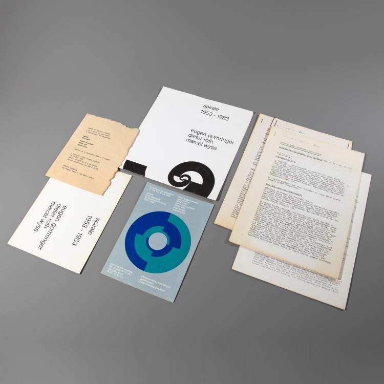 Bild 2 zu Objekt, Portfolio. Spiral. International Journal for Concrete Art and Design, 1953&ndash;1961, Eugen u.a. Gomringer, K-16B 481