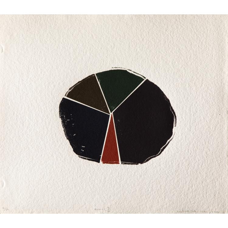 Bild 1 zu Objekt, 'Mappenwerk Alnice - Four Xylographs', 2000, K-16B 482