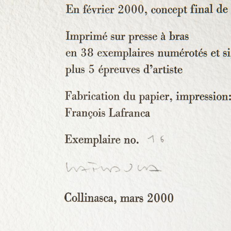 Bild 9 zu Objekt, 'Mappenwerk Alnice - Four Xylographs', 2000, K-16B 482