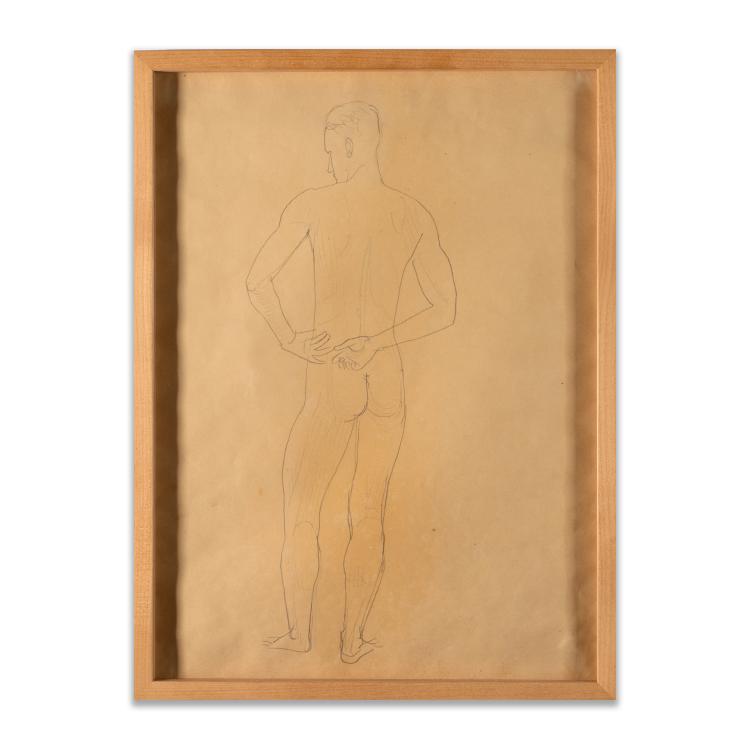 Bild 8 zu Objekt, Knabenakt und Aktdarstellung Adolf Schorling, ca. 1920er Jahre, Gerhard Marcks, K-16B 323