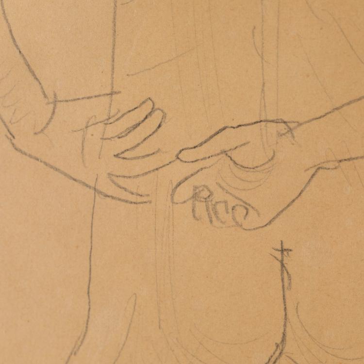 Bild 9 zu Objekt, Knabenakt und Aktdarstellung Adolf Schorling, ca. 1920er Jahre, Gerhard Marcks, K-16B 323