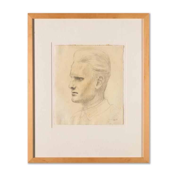Bild 1 zu Objekt, Zeichnung Portrait, Gerhard Marcks, K-16B 324
