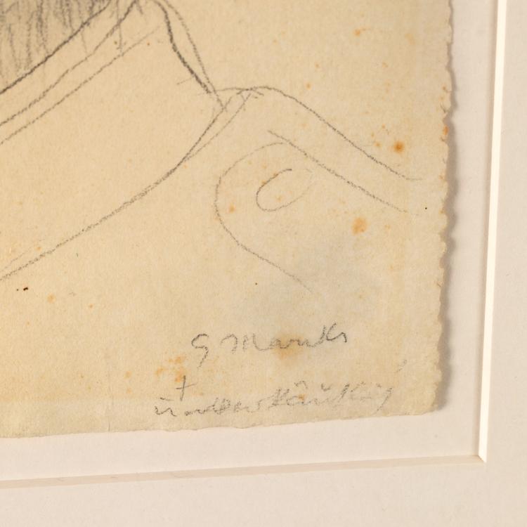 Bild 2 zu Objekt, Zeichnung Portrait, Gerhard Marcks, K-16B 324