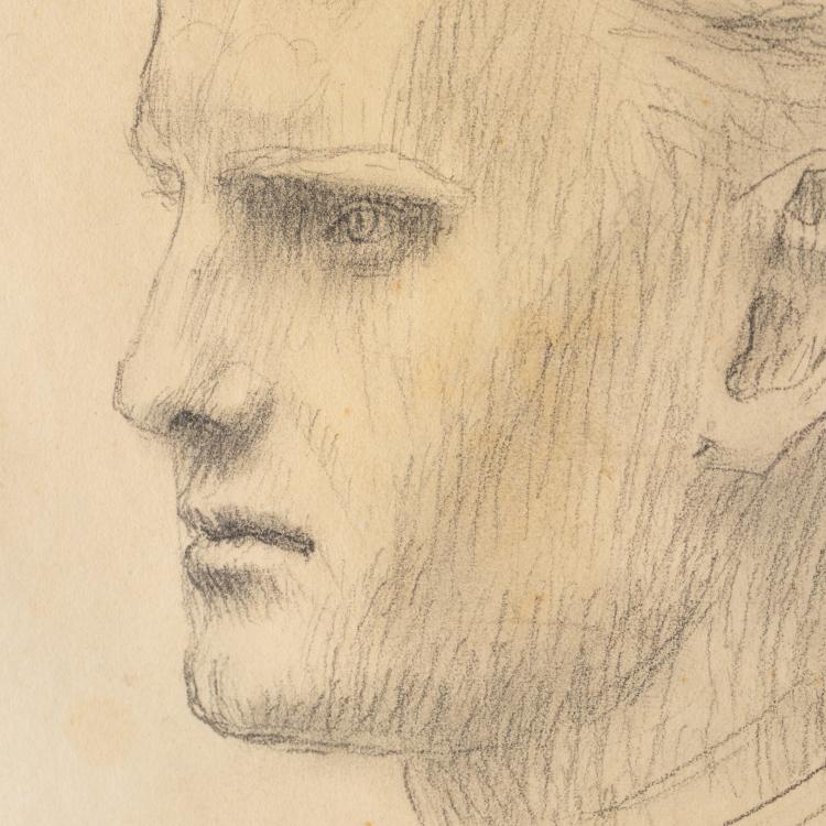 Bild 3 zu Objekt, Zeichnung Portrait, Gerhard Marcks, K-16B 324