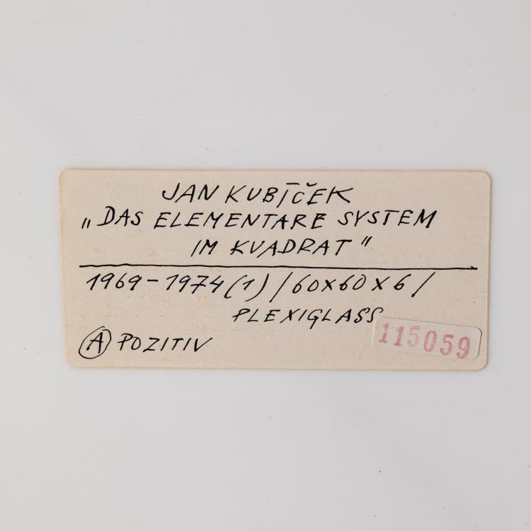 Bild 5 zu Objekt, Relief 'Das elementare System im Kvadrat' A POZITIV, 1969 - 74, K-16B 444