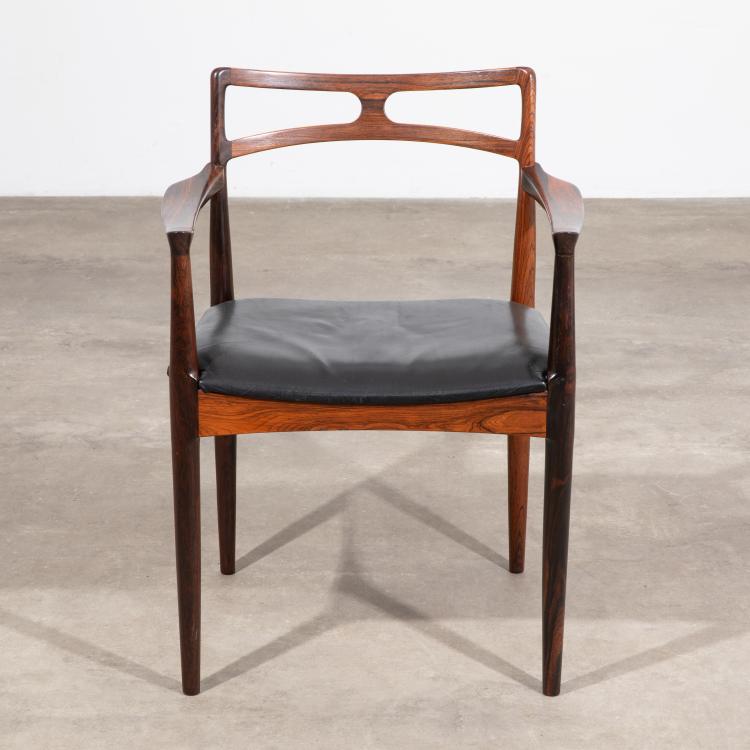 Bild 2 zu Objekt, Armlehnstuhl Modell 94/2 in Rio-Palisander, Johannes Andersen, K-16B 676