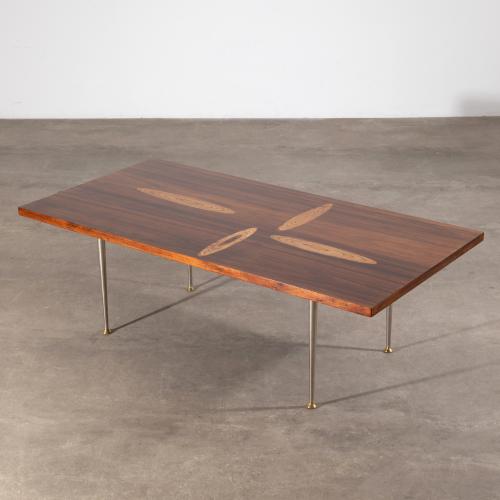 Coffee Table / Blatttisch mit vier Einlagen