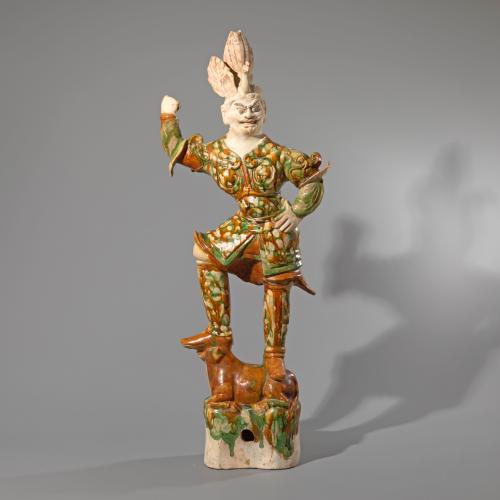 Figur eines Wächters (Lokapala)