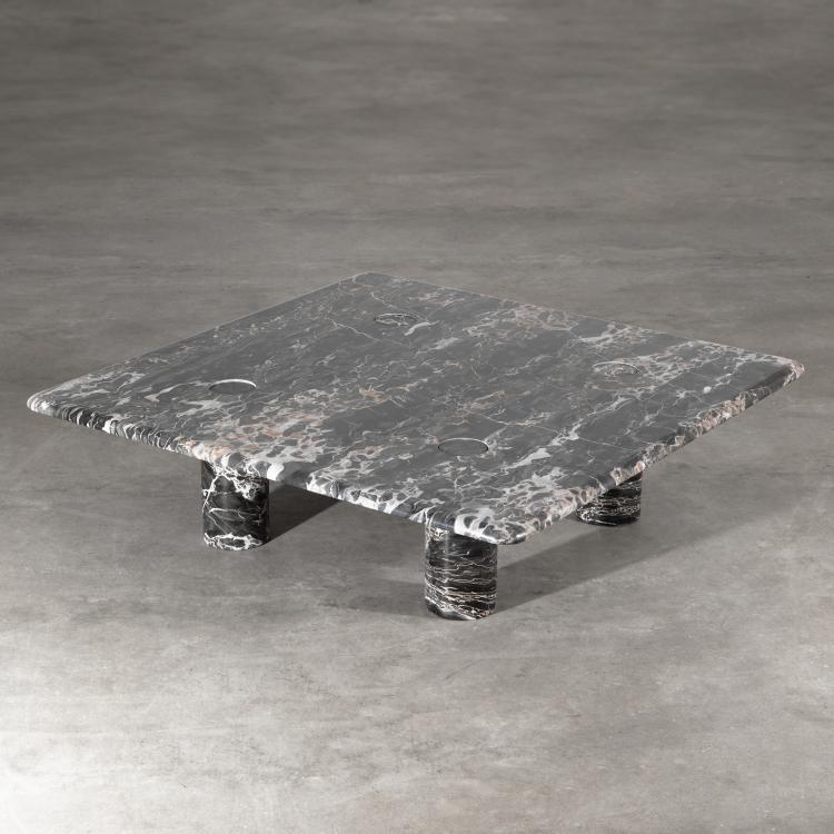 Hauptbild zu Objekt, Coffee Table in Marmor, Angelo Mangiarotti, Up & Up, K-16B 750