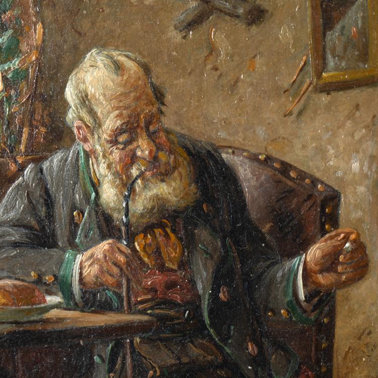 Bild 2 zu Objekt, Pfeifenrauchender, K-16B 309