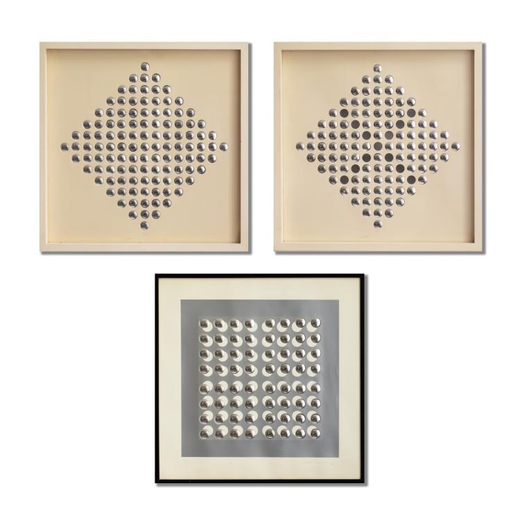 Hauptbild zu Objekt, 2 x 'Rauten', 1970, 1 x 'Serielle Spiegelung',1970, Victor Bonato, K-16B 473