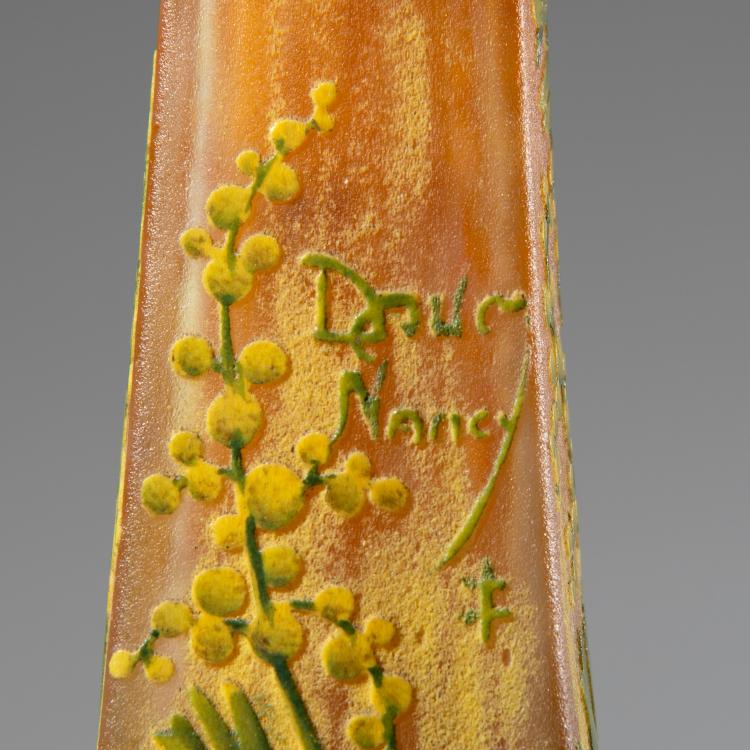 Bild 1 zu Objekt, Vase 'Mimosa', Daum Fr&egrave;res, Nancy, K-16A 163