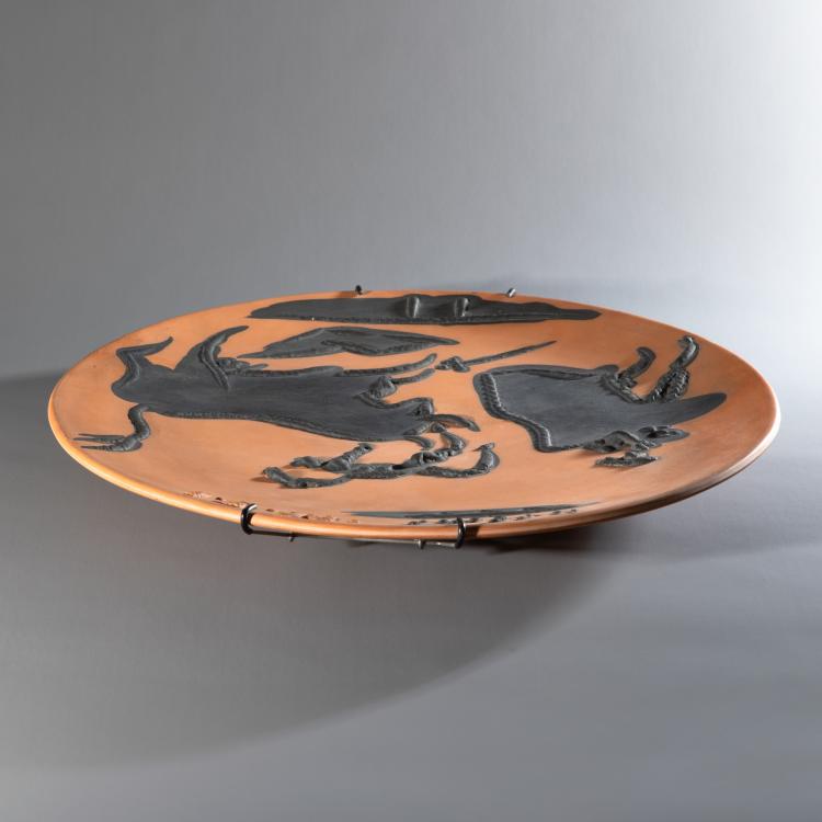 Bild 6 zu Objekt, Gro&szlig;er Teller 'Cogida' aus der Serie 'Tauromachie' 1959, Pablo Picasso, K-16B 366