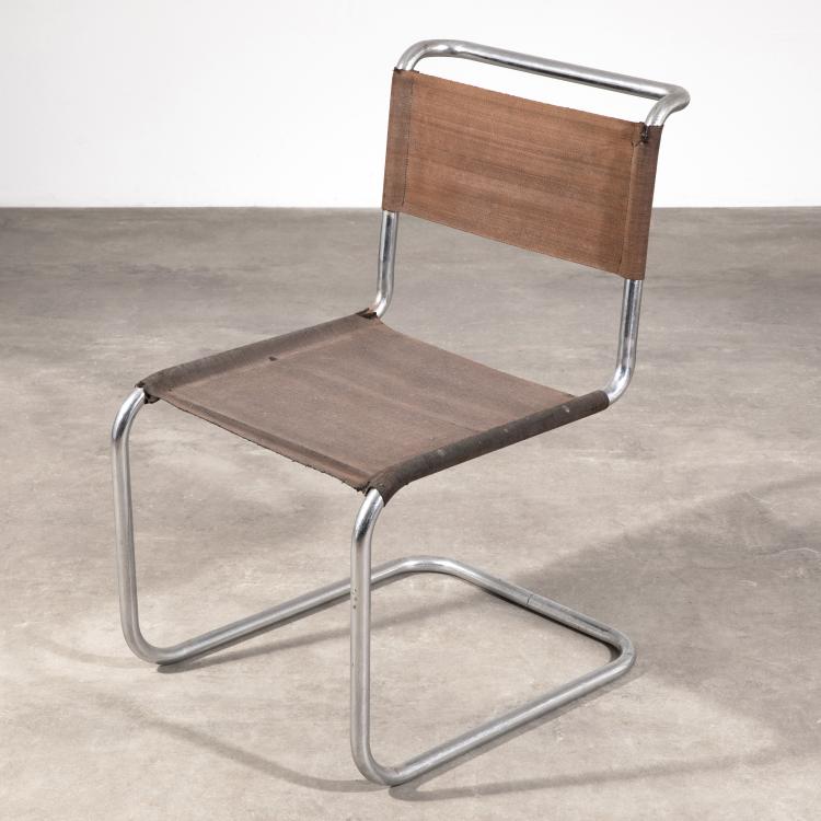 Hauptbild zu Objekt, Freischwinger Stuhl Modell B 33, Marcel Breuer, Thonet, K-16O 14