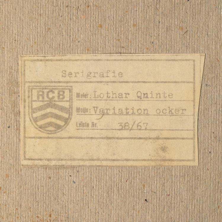 Bild 2 zu Objekt, 'Corona Gelb', 'Variation Rot', 'Quasar Orange', 'Variation Blau', 1970er, Lothar Quinte, K-16B 483