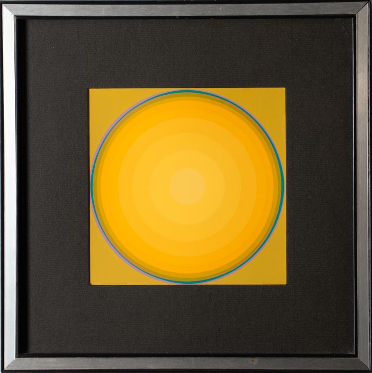 Bild 6 zu Objekt, 'Corona Gelb', 'Variation Rot', 'Quasar Orange', 'Variation Blau', 1970er, Lothar Quinte, K-16B 483