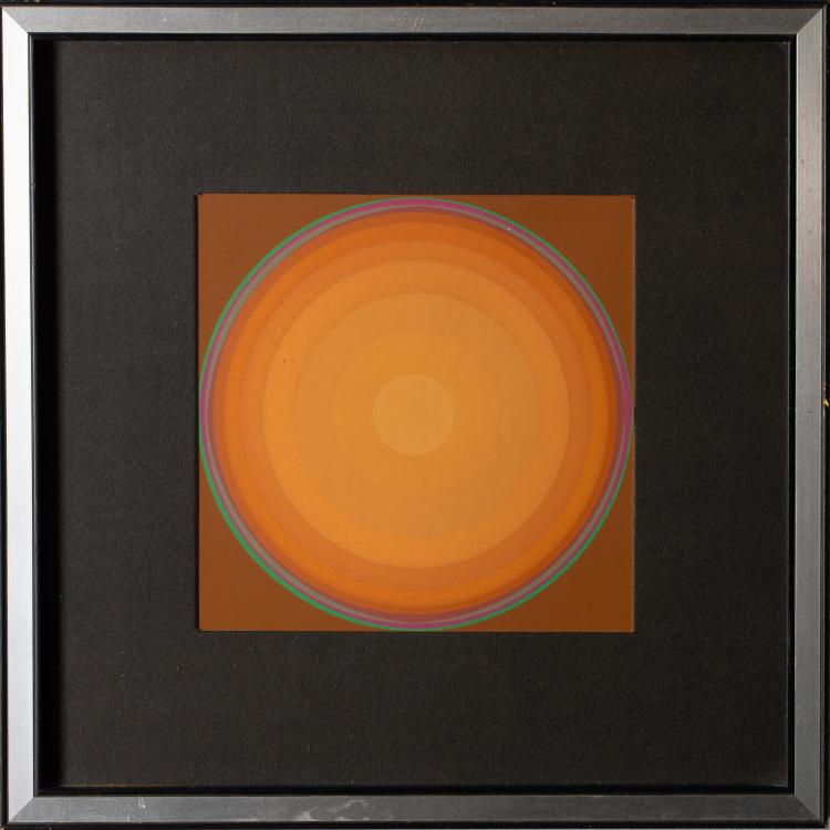 Bild 13 zu Objekt, 'Corona Gelb', 'Variation Rot', 'Quasar Orange', 'Variation Blau', 1970er, Lothar Quinte, K-16B 483