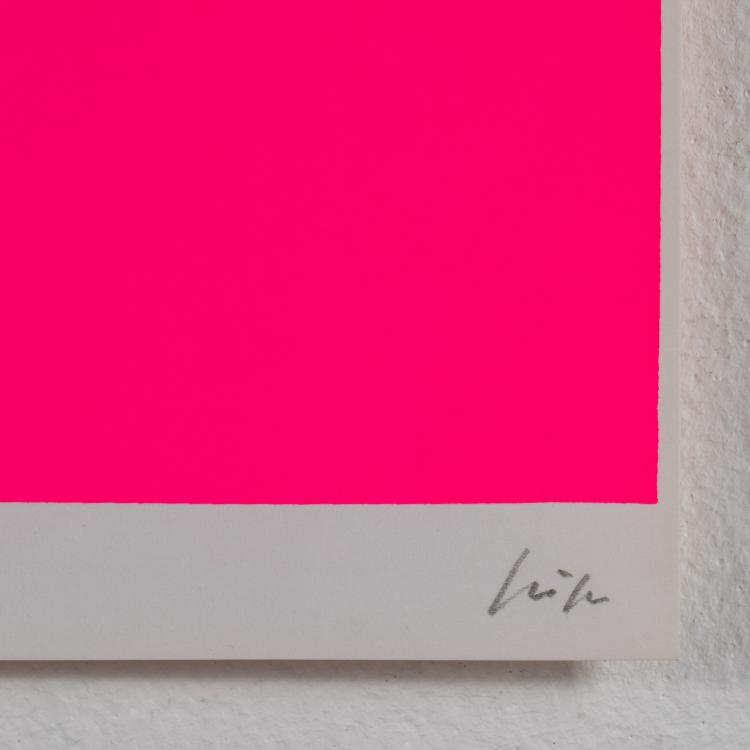 Bild 1 zu Objekt, 'Gelbes Feld auf Rot', 1967, Rupprecht Geiger, K-16B 504