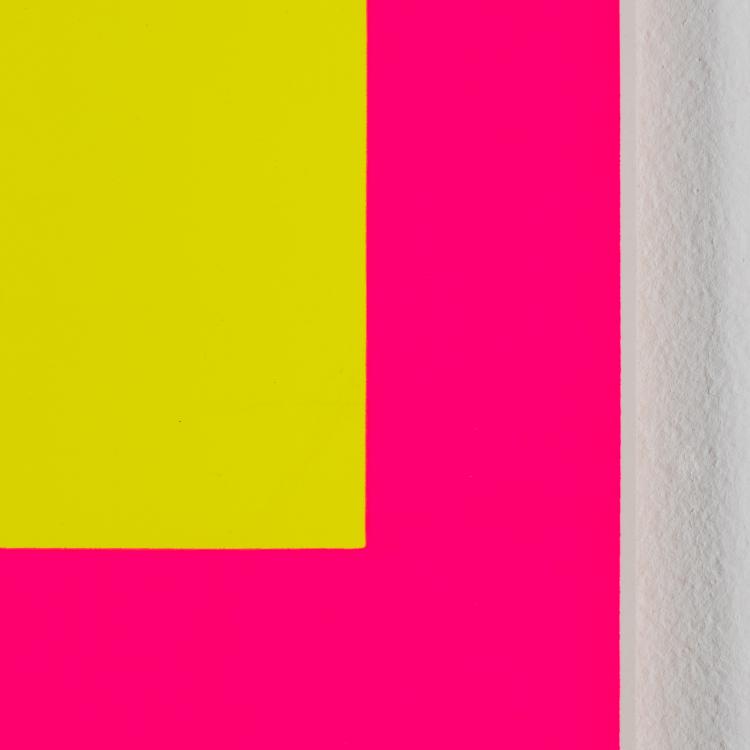 Bild 3 zu Objekt, 'Gelbes Feld auf Rot', 1967, Rupprecht Geiger, K-16B 504