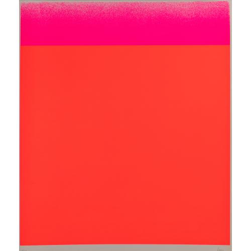 'Leuchtrot warm-dunkel bis hell (verlauf)', 1967