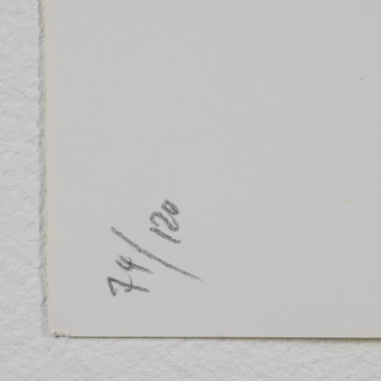 Bild 3 zu Objekt, 'Silbernes Rund auf leuchtgelb', Rupprecht Geiger, K-16B 492