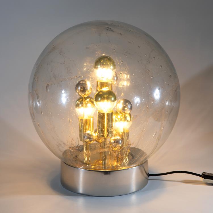 Hauptbild zu Objekt, Space Age Kugelleuchte / Tischleuchte Modell Big Ball, Doria Leuchten, K-16O 78