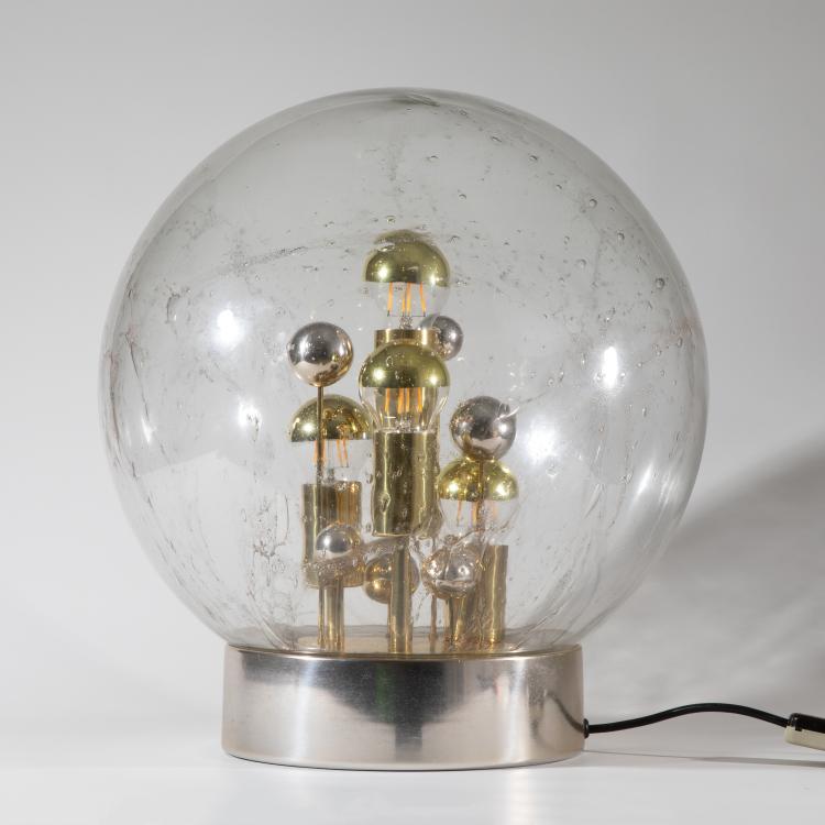 Bild 3 zu Objekt, Space Age Kugelleuchte / Tischleuchte Modell Big Ball, Doria Leuchten, K-16O 78